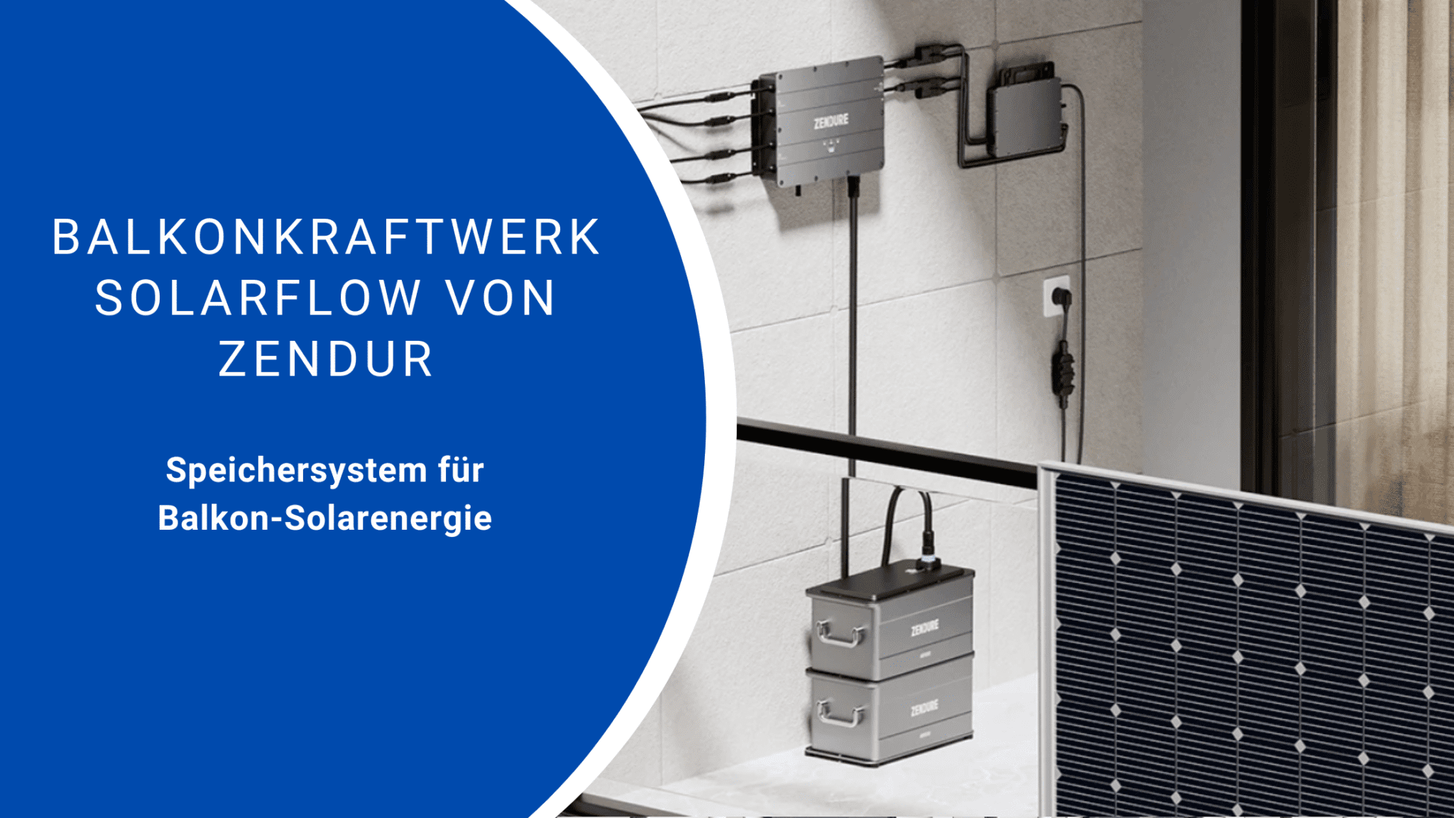 Balkonkraftwerk SolarFlow Von Zendure: Speichersystem Für Balkon ...