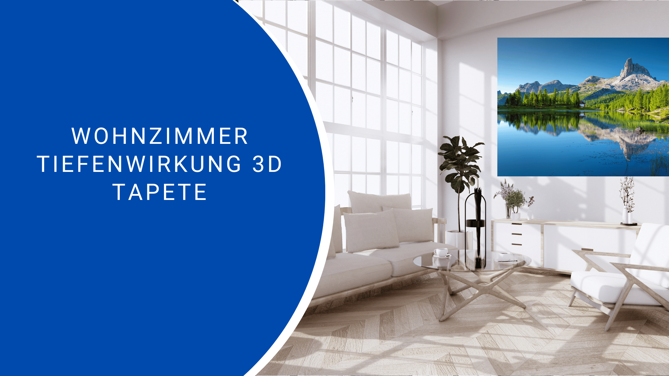 Wohnzimmer Tiefenwirkung 3D