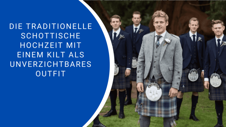 Die traditionelle schottische Hochzeit mit einem Kilt
