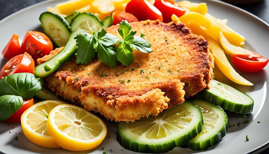 Schnitzel in der Heißluftfritteuse