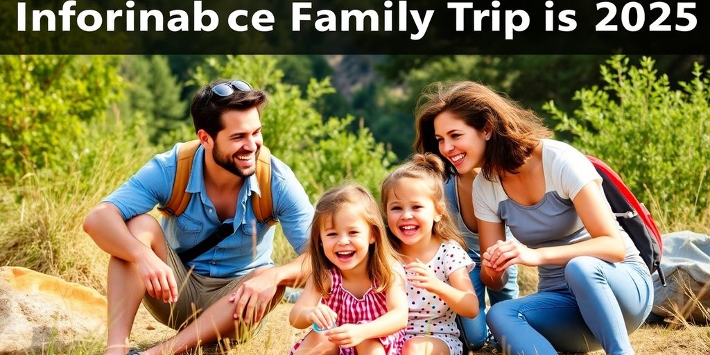 Familie beim Spielen im Freien, fröhliche Gesichter.