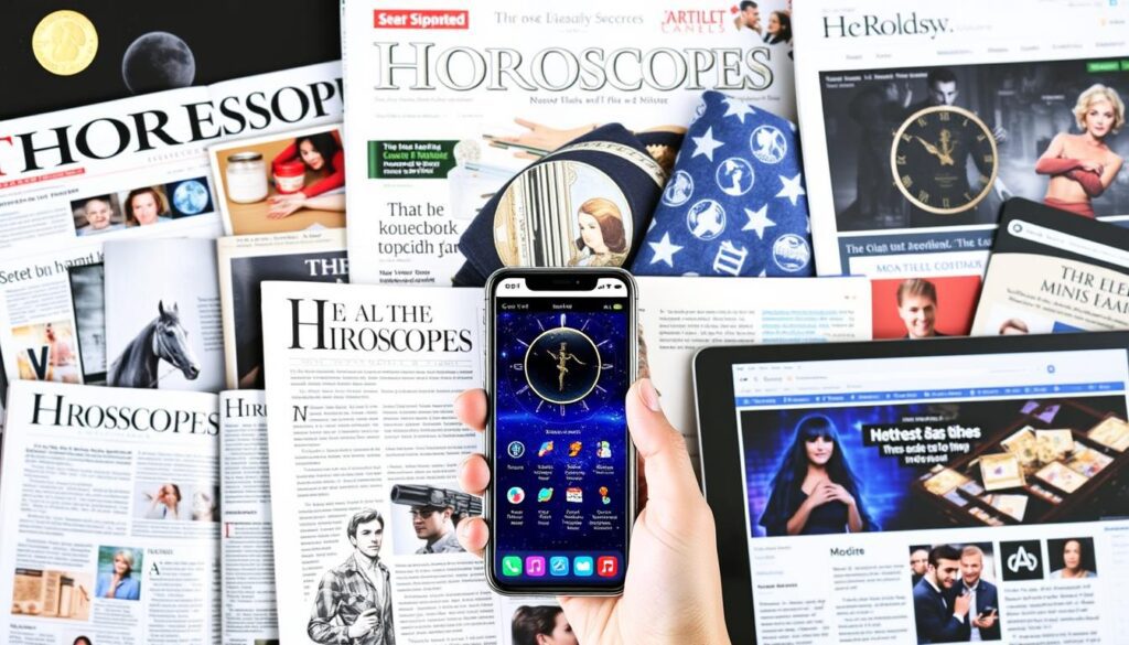 Horoskope in verschiedenen Medien: Zeitschriften, Apps und Websites Horoskope in verschiedenen Medien: Zeitschriften, Apps und Websites