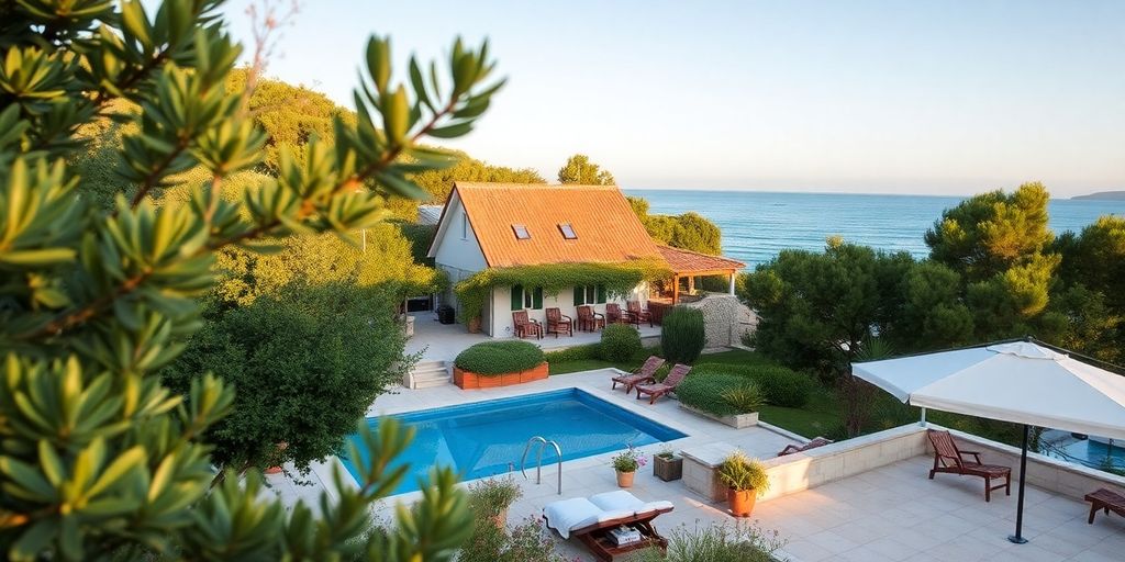 Ferienhaus in ruhiger Lage in Bibinje, Kroatien.