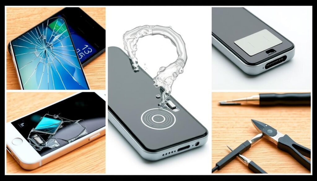 Verschiedene Arten von Smartphone-Schäden die bei Handy Reparatur Heidelberg behoben werden können