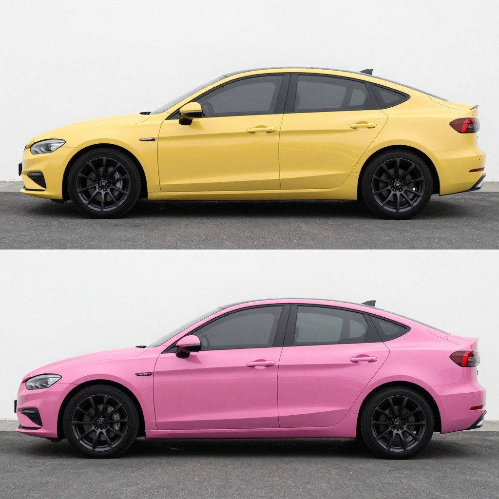 Farbwechselnde Folien, die je nach Temperatur oder Lichteinfall ihre Farbe ändern